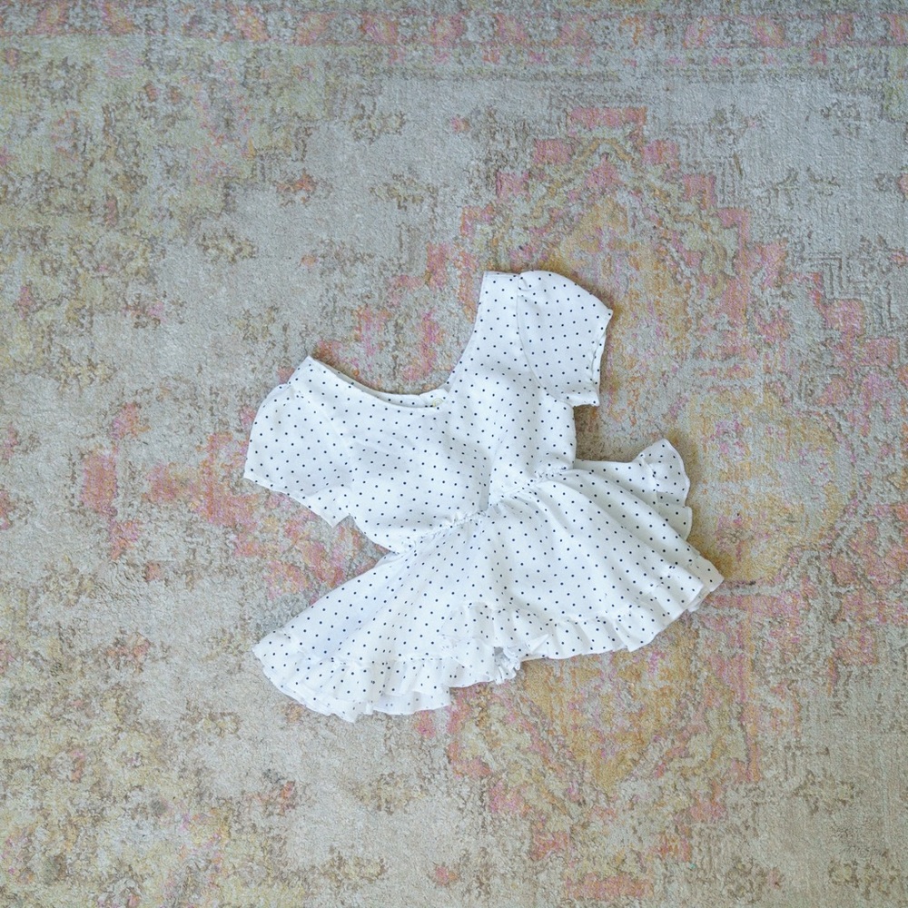 *Sold NEW Baby Little Minis Polka Dot Ruffle Dress